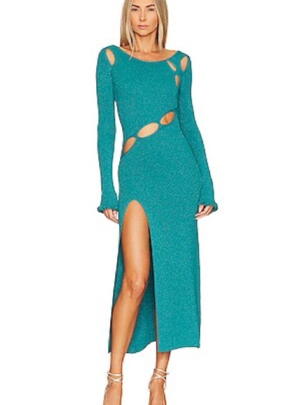 NWT For Love & Lemons Lorelei
Maxi Dress Blue